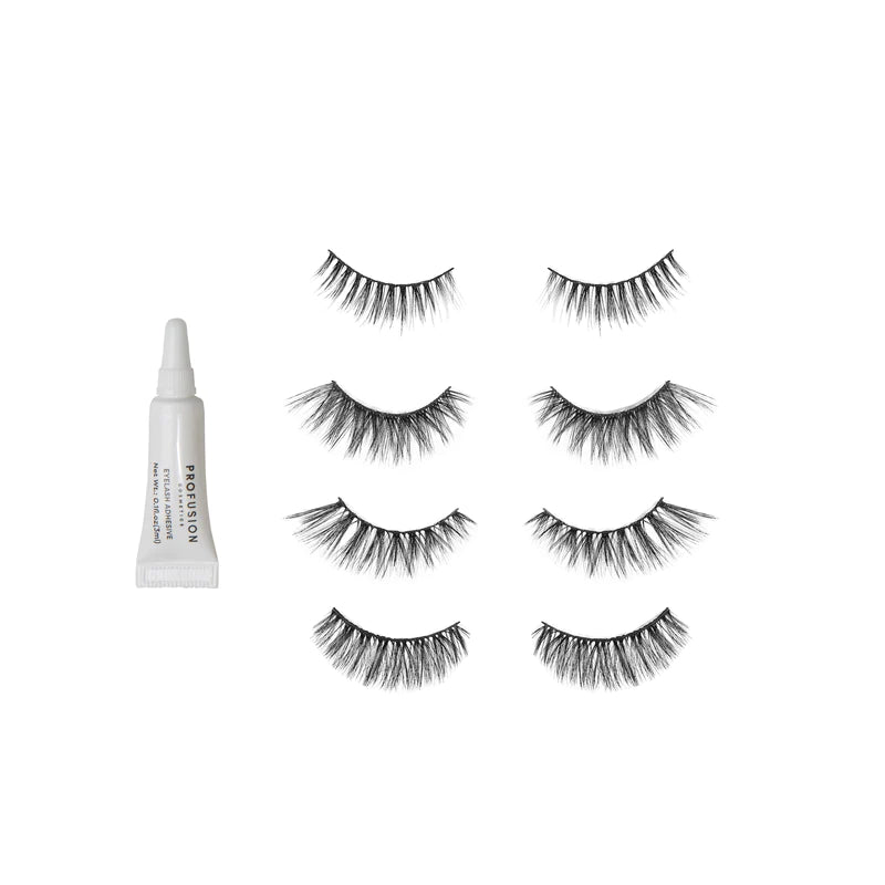 Mean Girls The Plastics 4 Pair Faux Mink Lash Set (Set de Pestañas postizas)