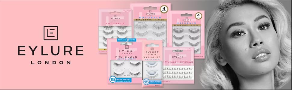 Natural No. 020 Eyelashes Multipack (Set de Pestañas postizas)