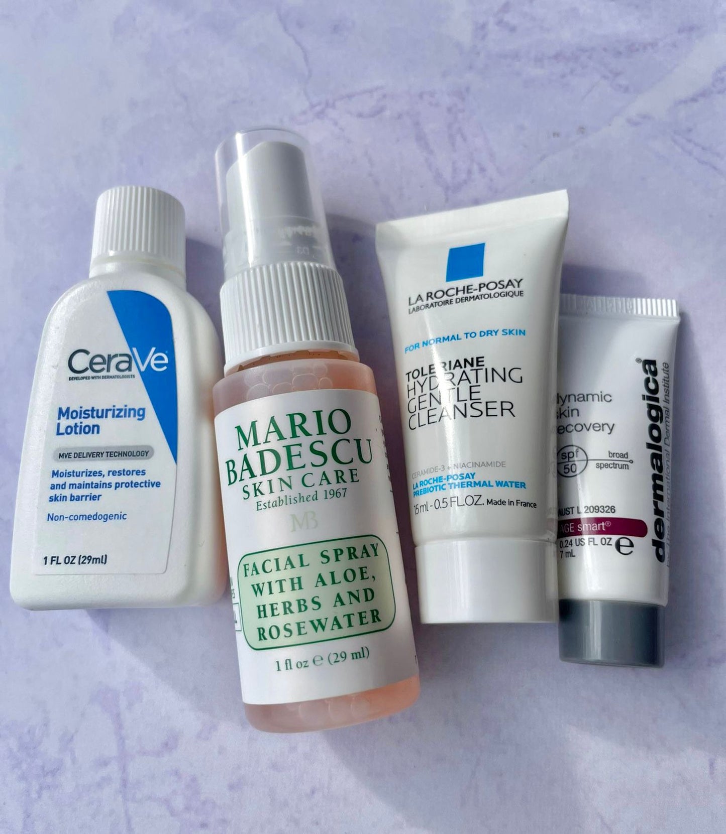 Set minis de basicos de skin care (cosmetiquera brochas)