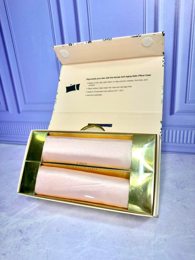 Set de dos fundas de satin