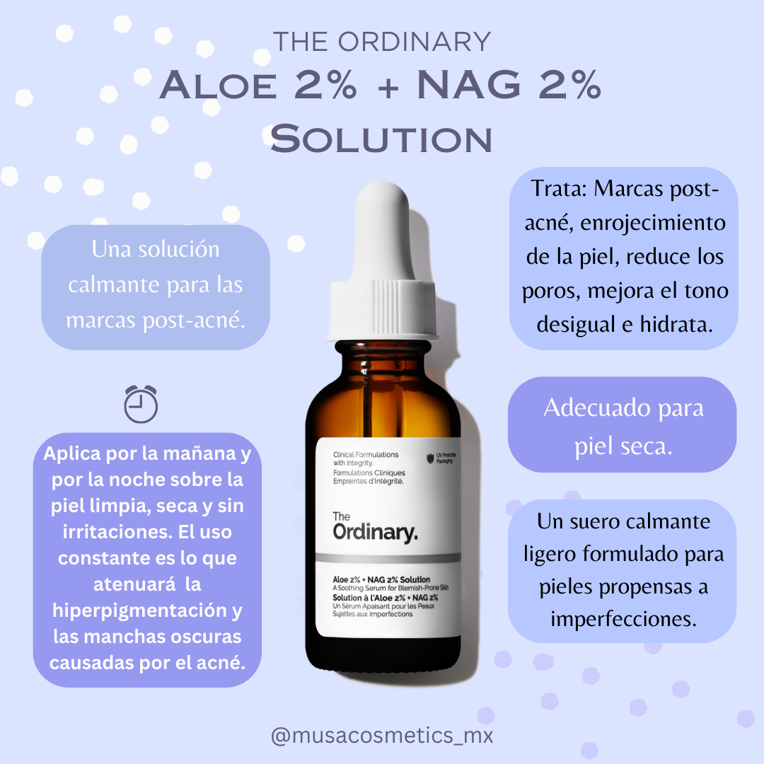 Aloe 2% + NAG 2% Solution Serum