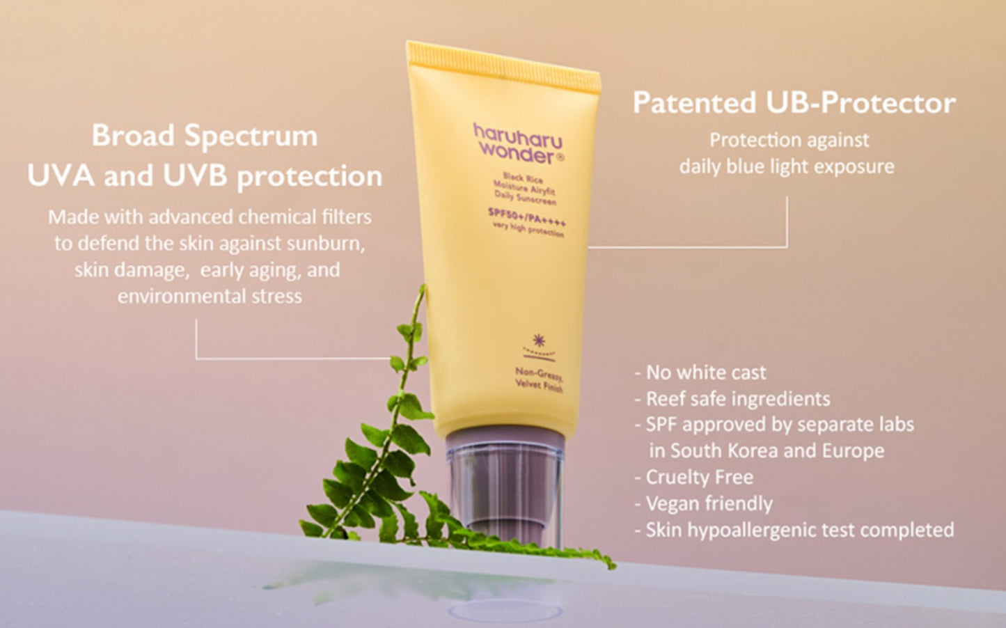 Black rice moisture Airyfit Daily Sunscreen SPF 50++ (Bloqueador)