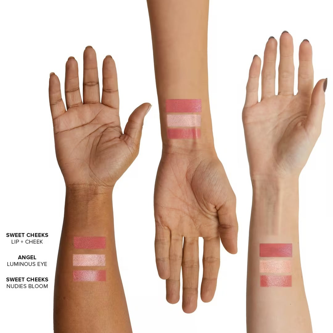 Sweet Cheeks 3 Piece Mini Kit (Set de rubor, iluminador y sombra)