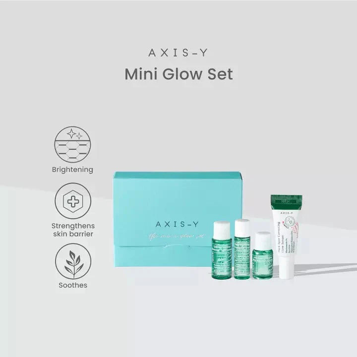 The Mini Glow Set (Set de skincare minis)