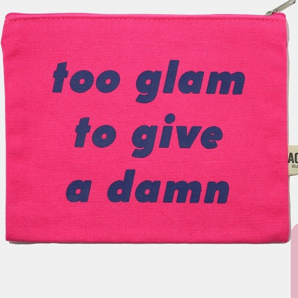 Cosmetiquera de tela color Canvas pouch