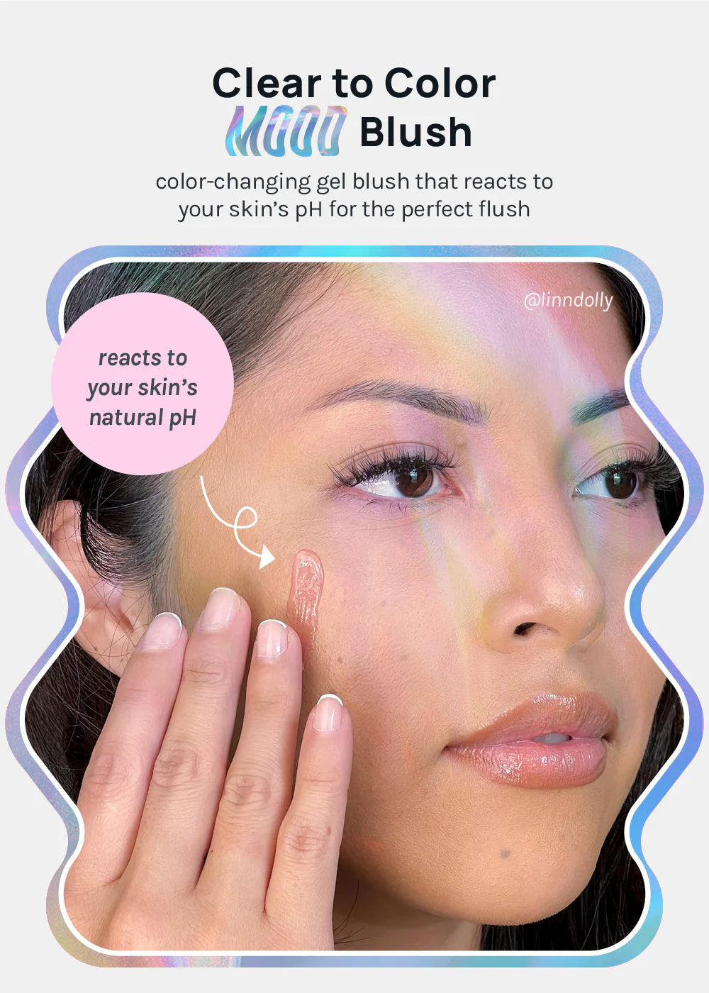 Rubor en gel Mood Glow que cambia de color