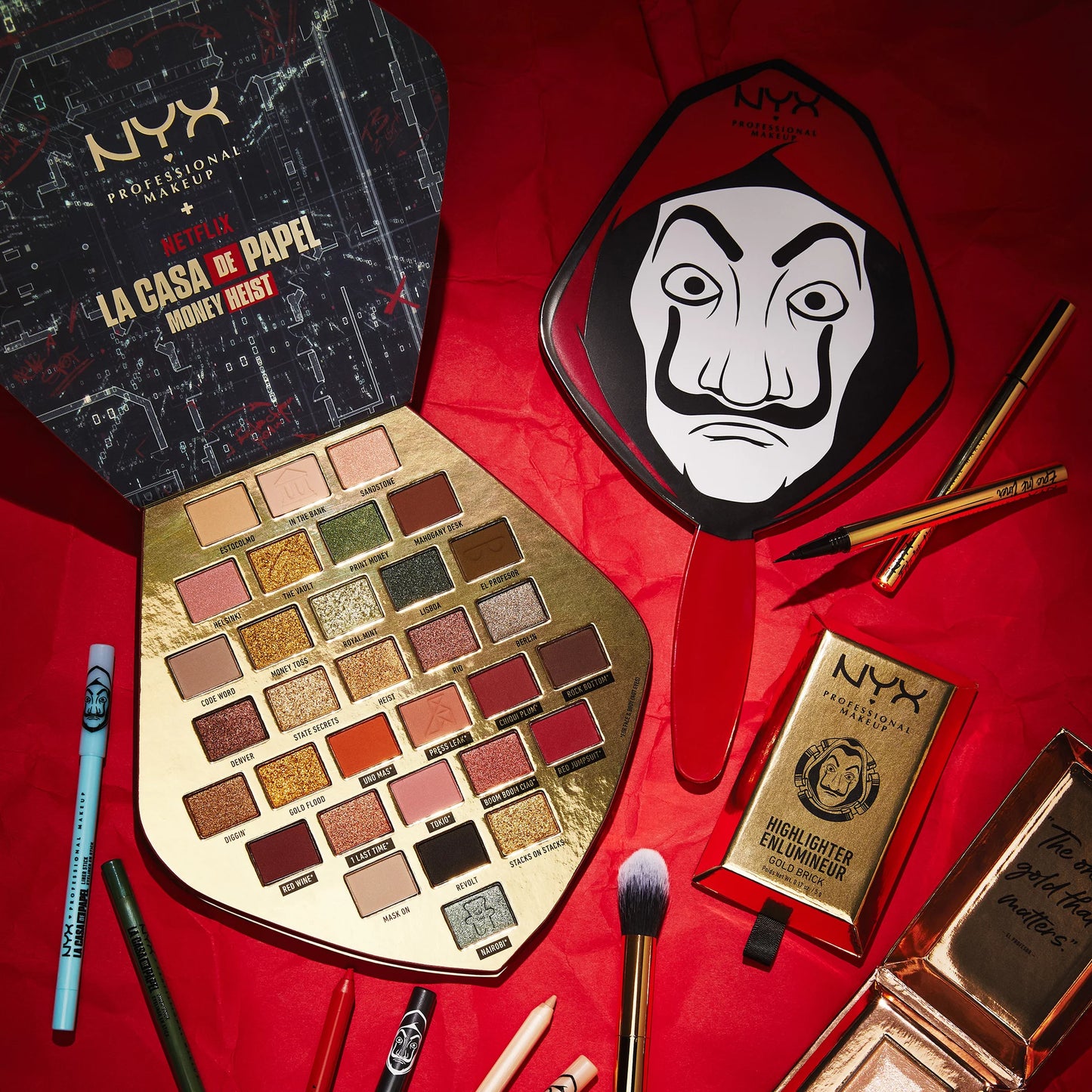 La Casa de Papel 32 Pan Mask Eyeshadow Palette
