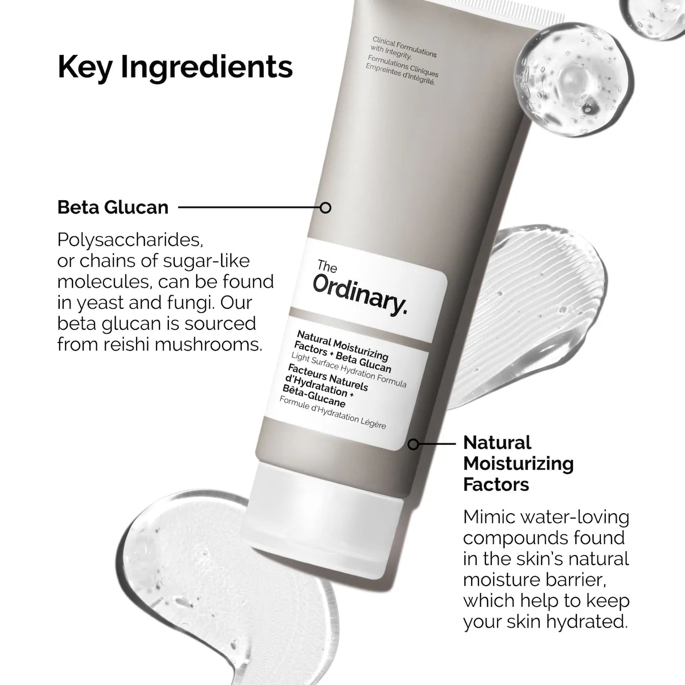 Natural Moisturizing Factors + Beta Glucan (Gel hidratante)