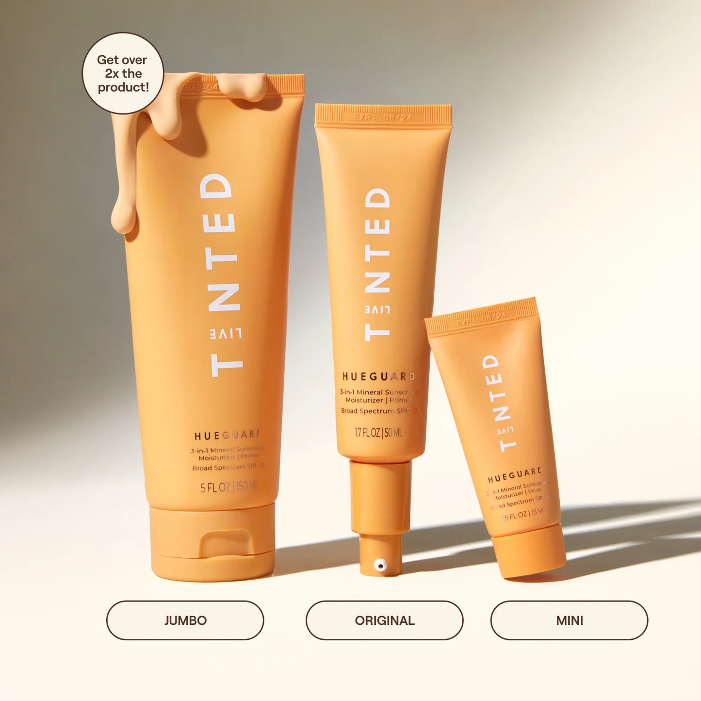 Hueguard 3-in-1 Mineral Sunscreen + Primer SPF 30 MINI
