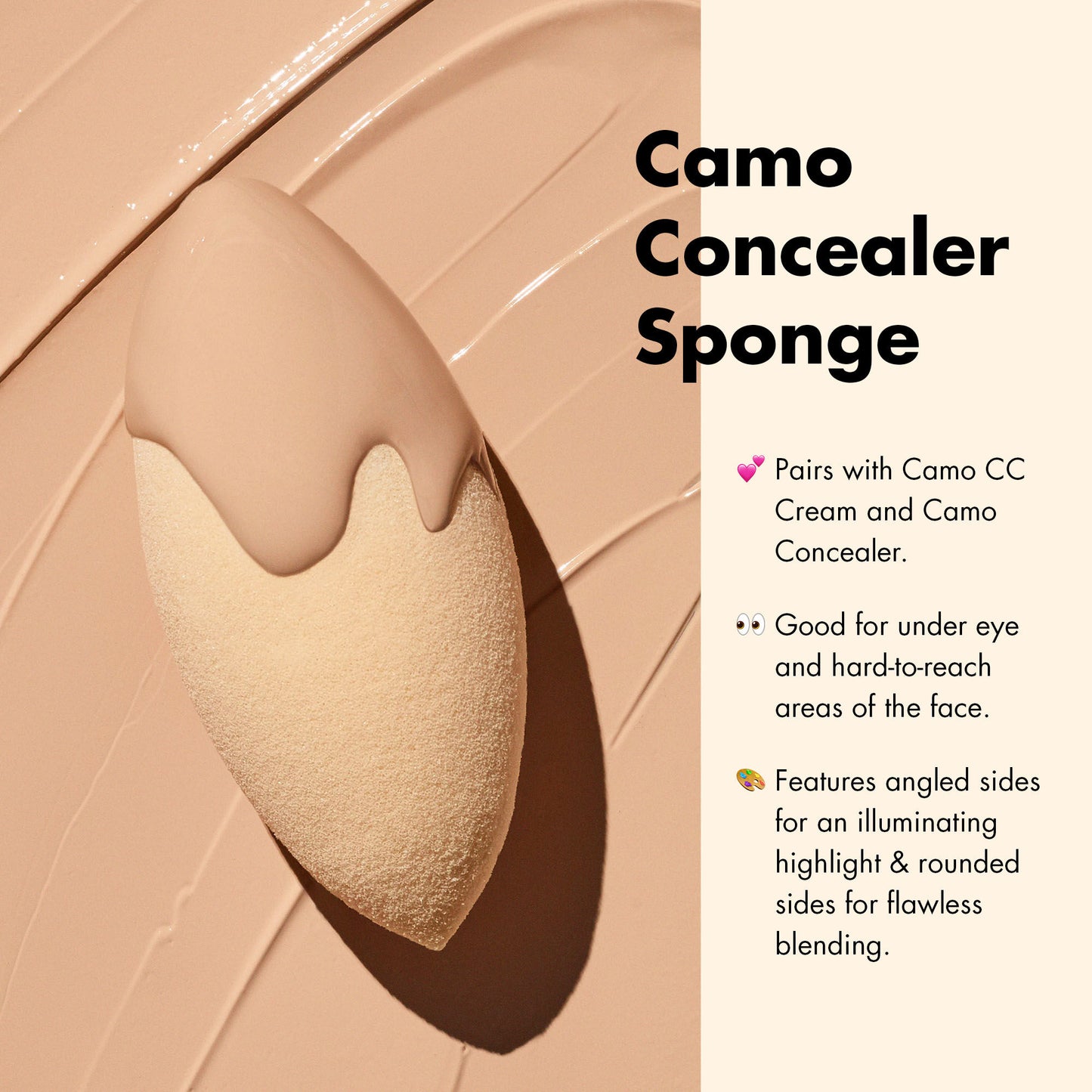 Camo Concealer Sponge (esponja para corrector)