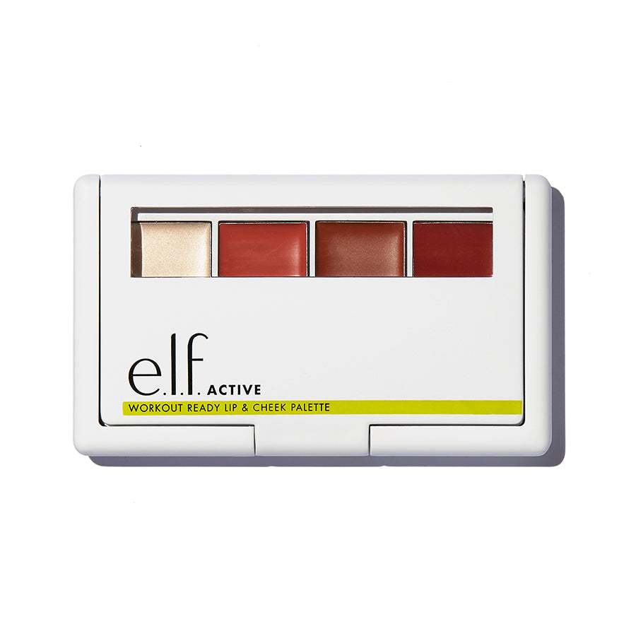 Workout ready lip & cheek palette