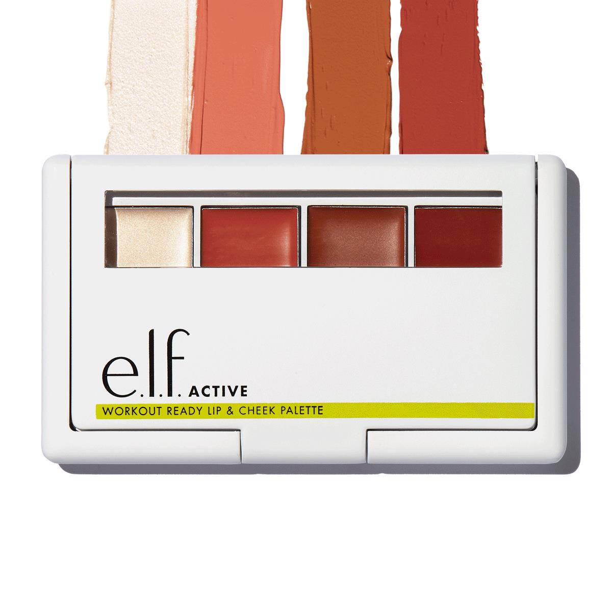 Workout ready lip & cheek palette