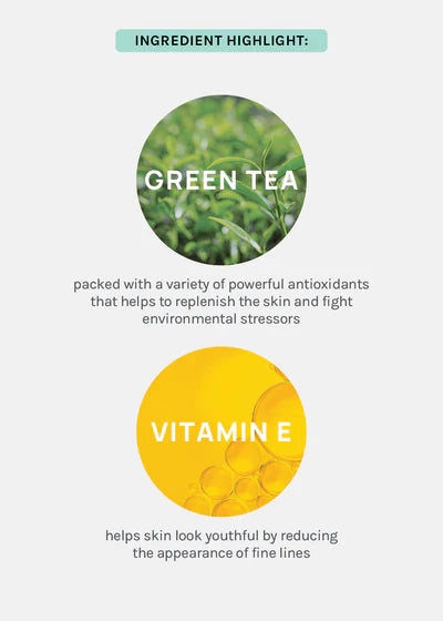 Bálsamo limpiador de Te verde + Vitamina E