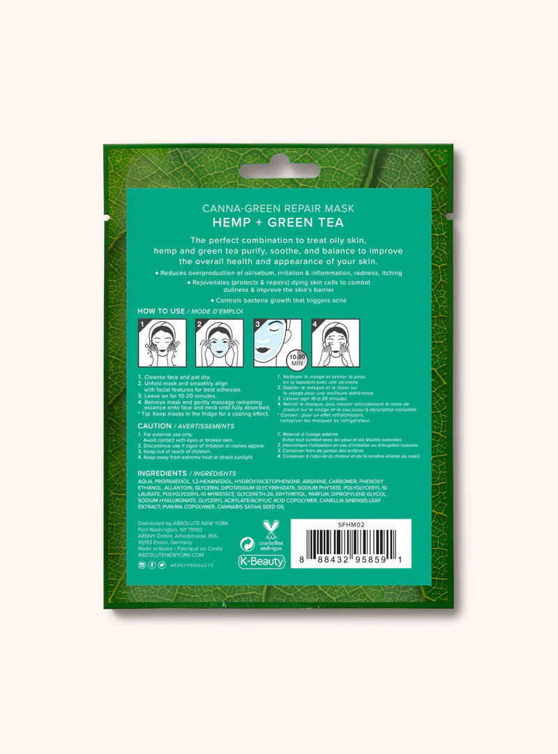 Mascarilla Canna-Green repair