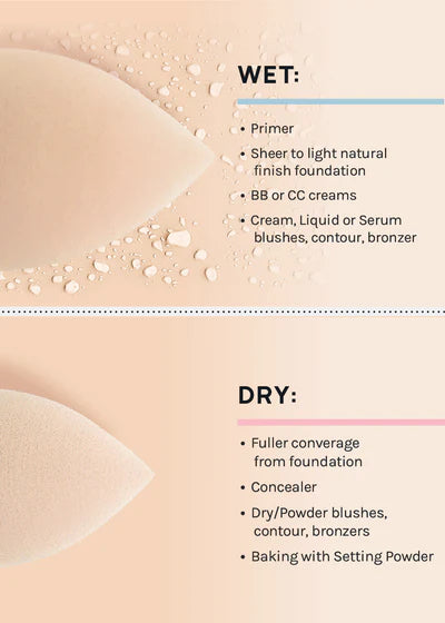 Esponjas A+: Mochi Wonder Blender Teardrop- Paquete de 6