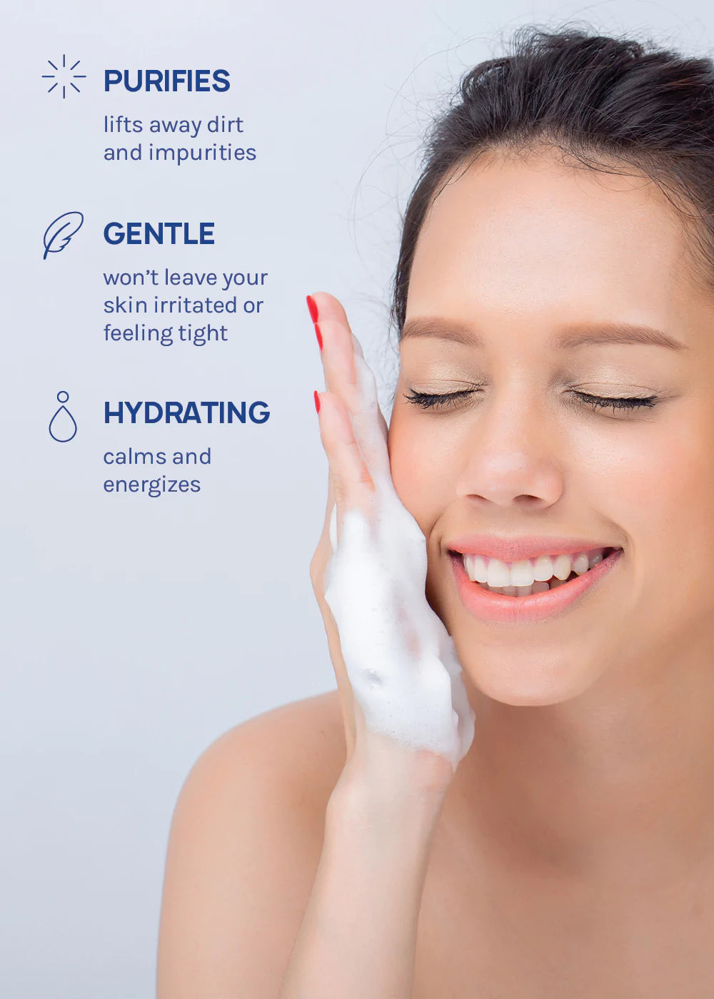 Niacinamide 2% Ceramide Green Tea Foam Cleanser