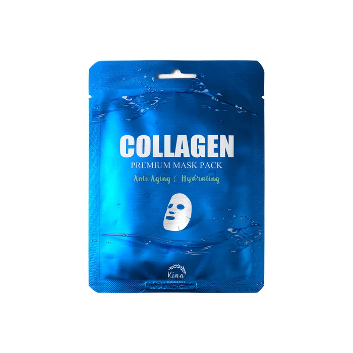 Collagen premium blue sheet mask