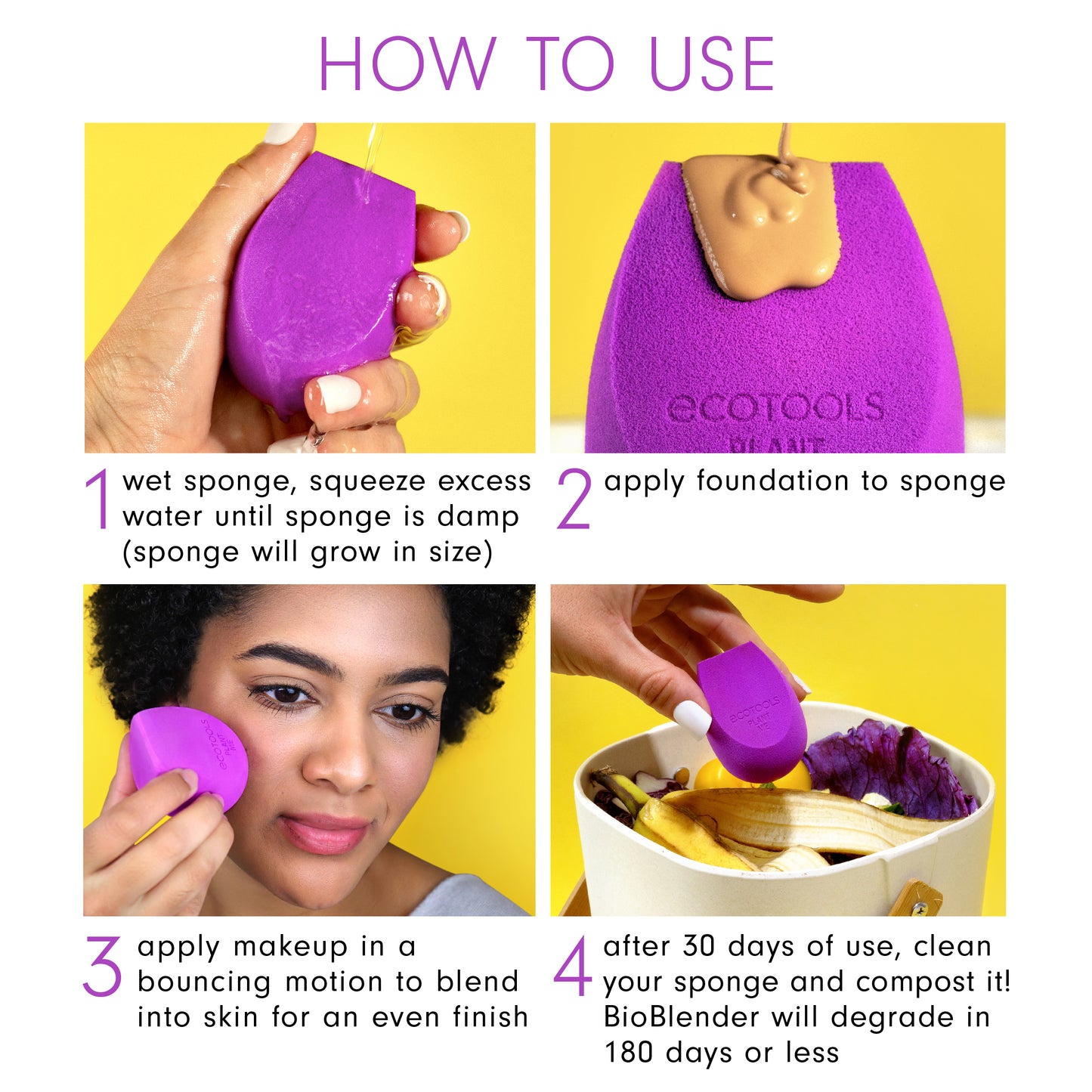Bio blender sponge duo (set de dos esponjas)