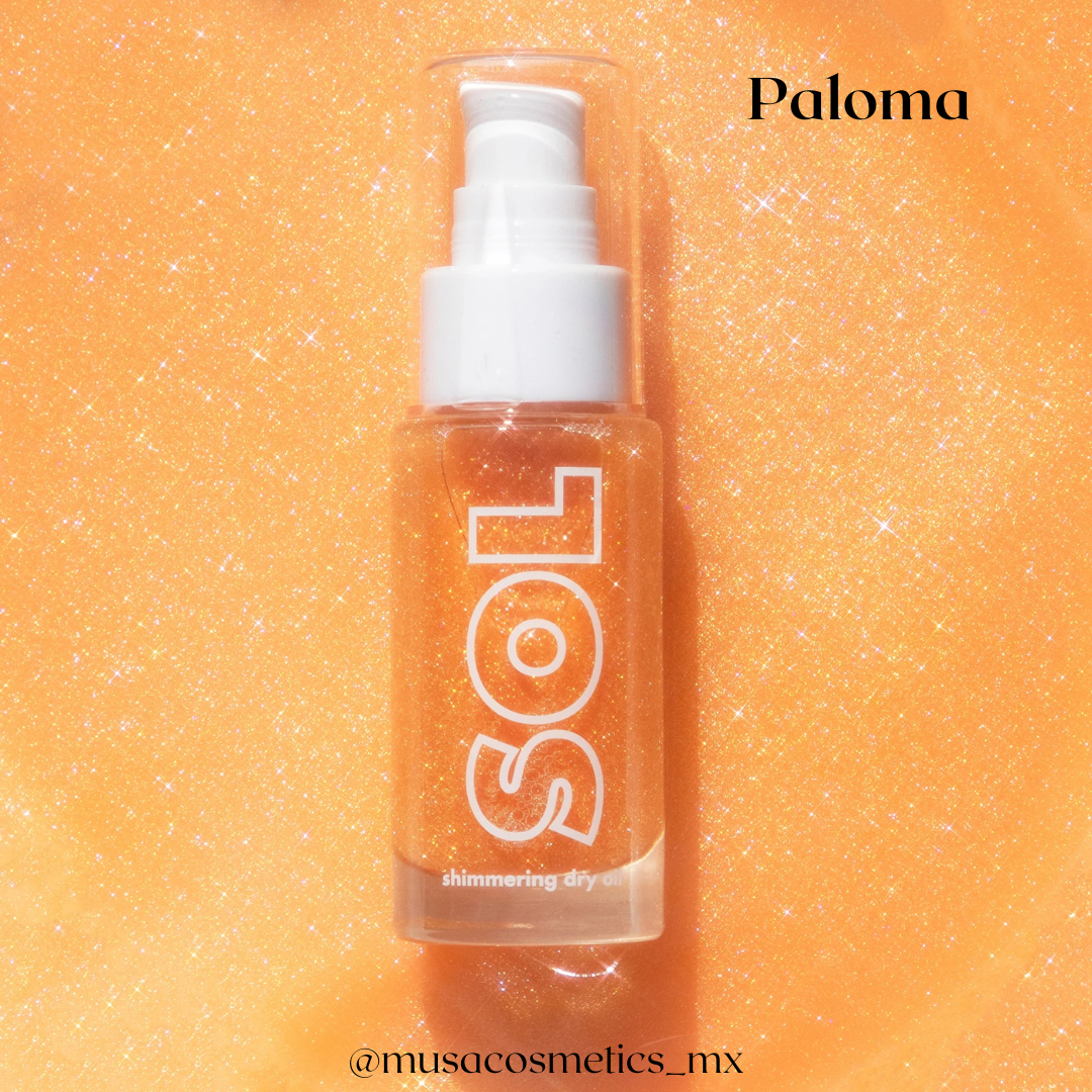 Mini shimmering dry oil