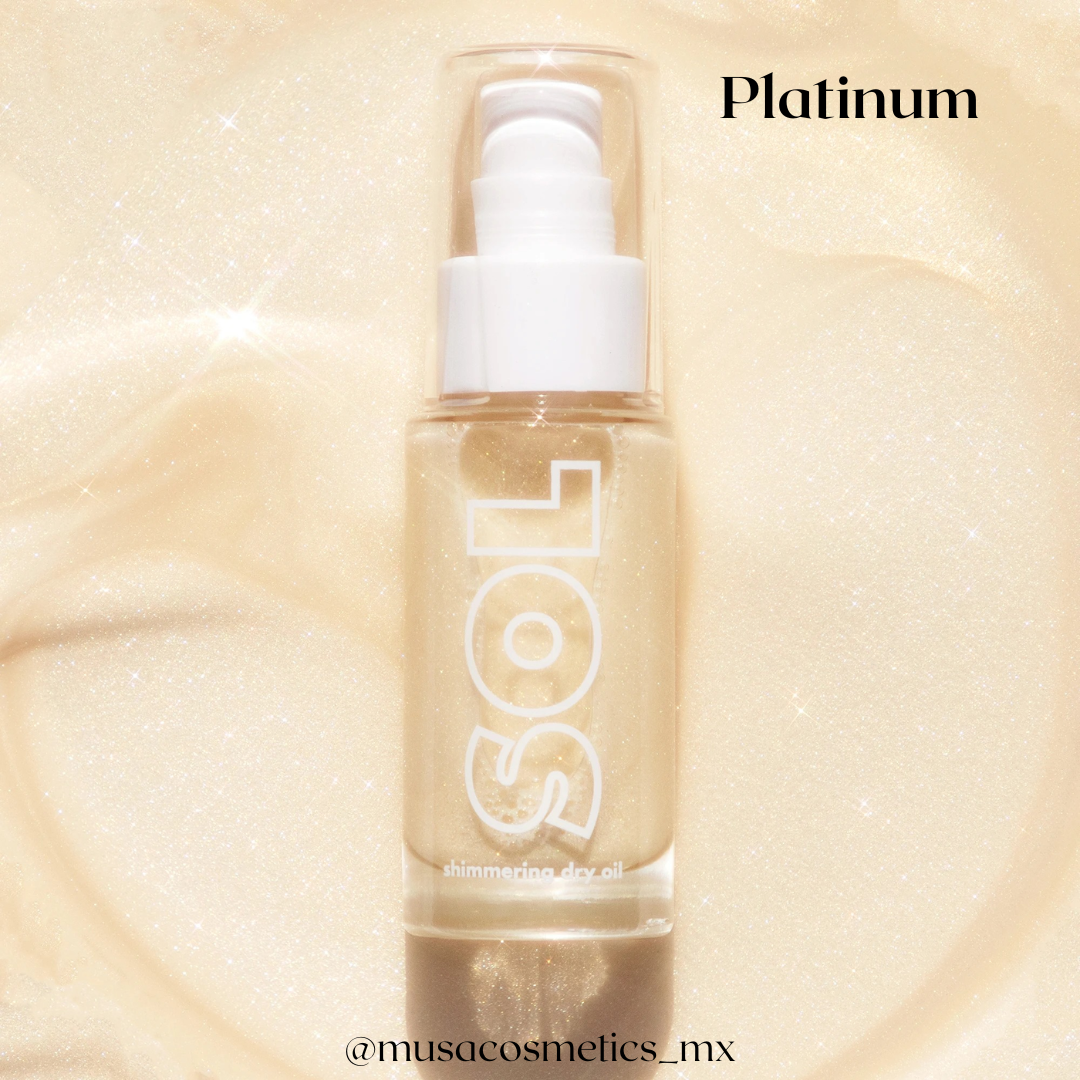 Mini shimmering dry oil