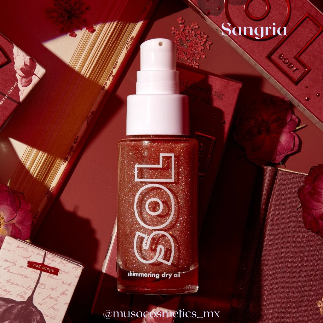 Mini shimmering dry oil
