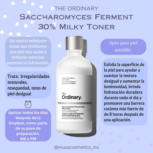 Saccharomyces Ferment 30% Milky Toner