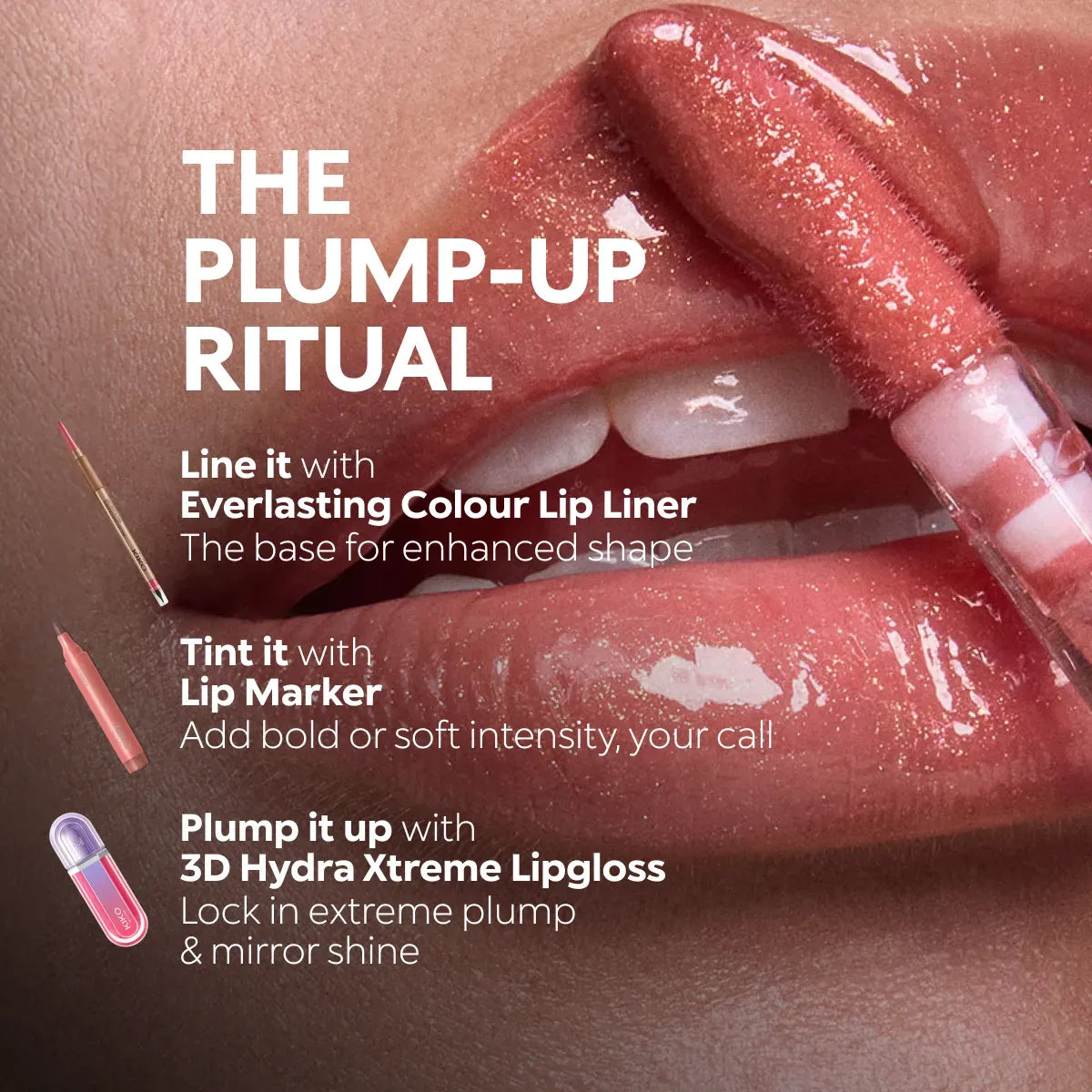 Brillo labial 3D Hydra Xtreme edición limitada (Brillo labial Plump)