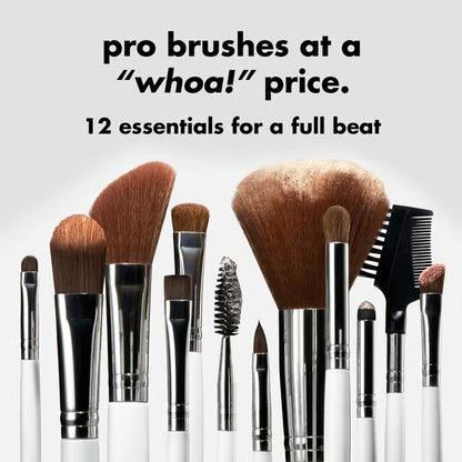 Set profesional de 12 brochas de maquillaje