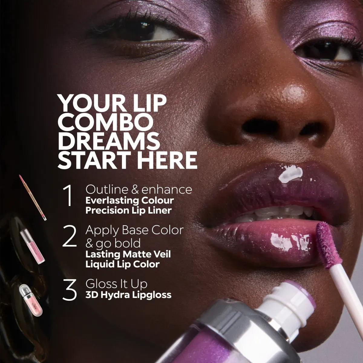 3D Hydra Lip gloss -Brillo de labios