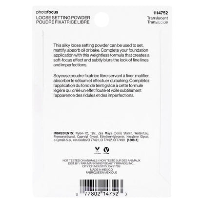 Photofocus Loose Setting Powder Translucent 0.70 oz