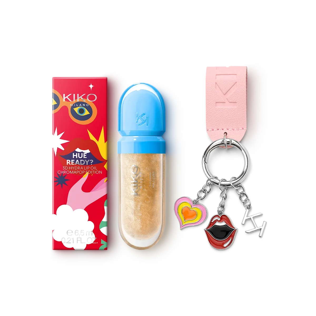 hue ready? 3d hydra lip oil, edición Chromapop (Aceite labial)