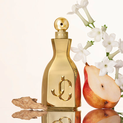 Jimmy Choo mini perfume set con clutch