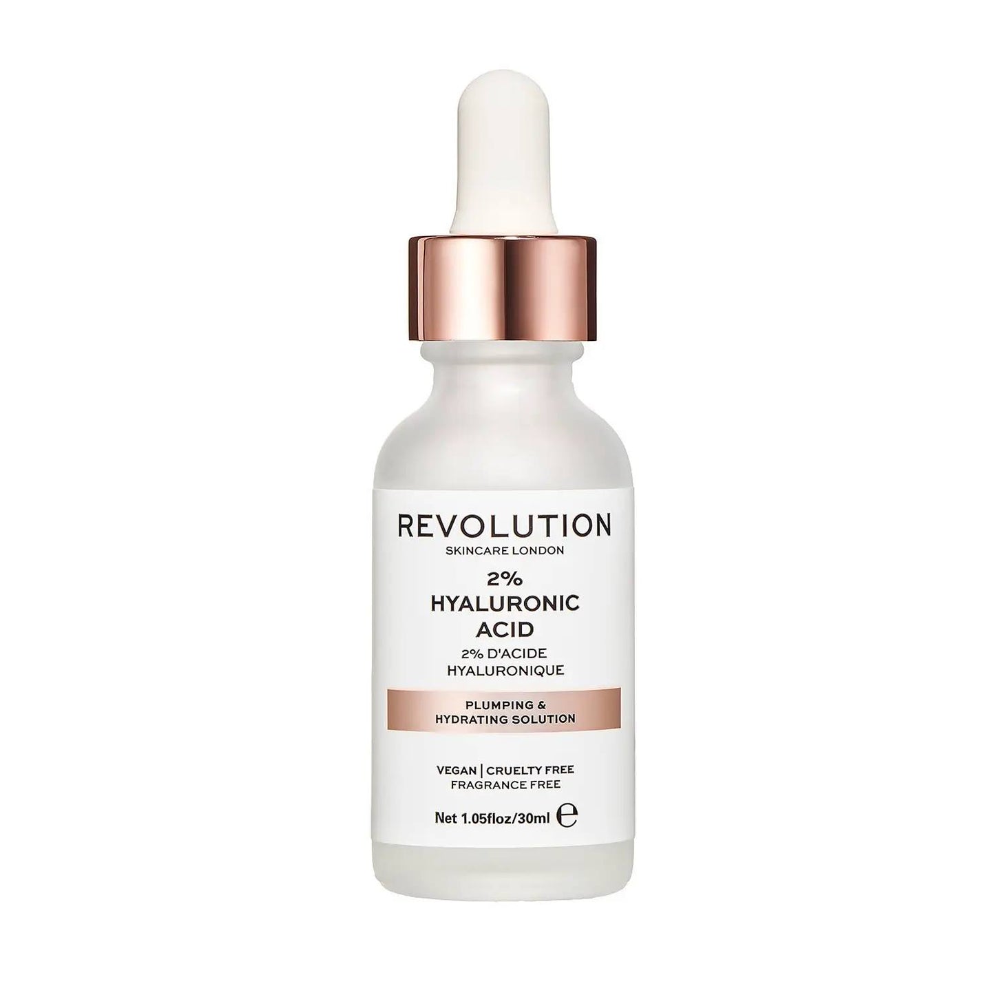 Plumping & Hydrating Serum 2% Hyaluronic Acid -1 oz (Suero reafirmante e hidratante con ácido hialurónico)