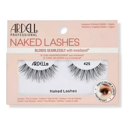Pestañas postizas Naked False Eyelashes #425 in Black