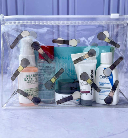 Set minis de basicos de skin care (cosmetiquera brochas)