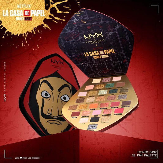 La Casa de Papel 32 Pan Mask Eyeshadow Palette