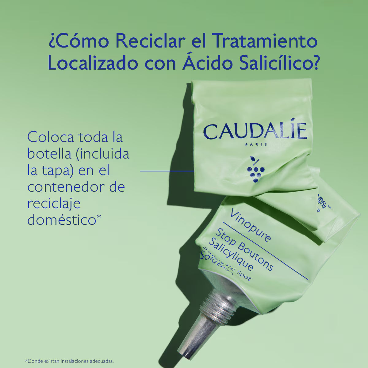 Vinopure tratamiento de ácido salicīlico natural