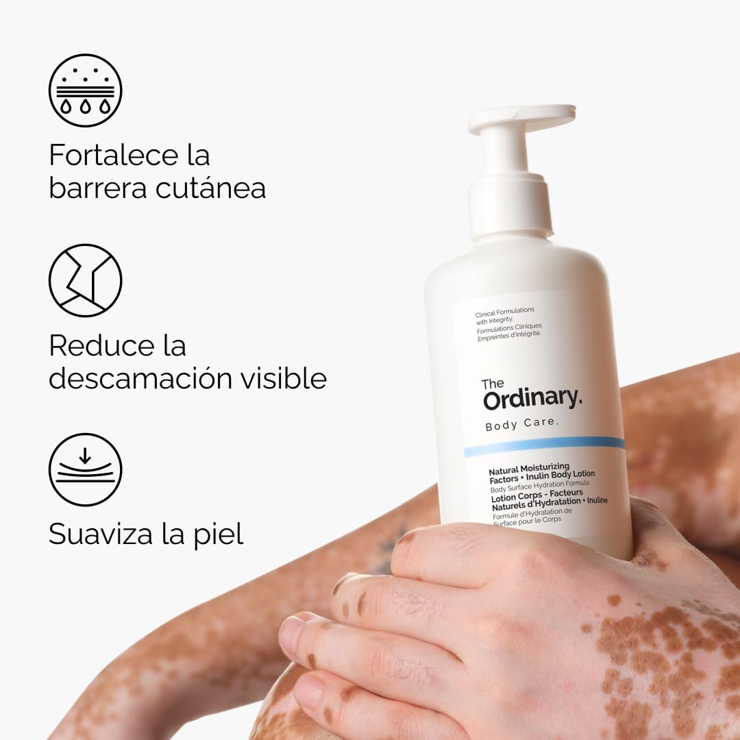 Natural moisturizing factors + inluin body lotion (loción para el cuerpo con inluina)