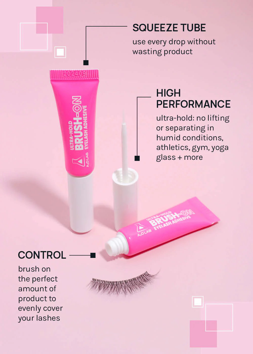 Ultra-Hold Brush-On Pegamento de pestañas