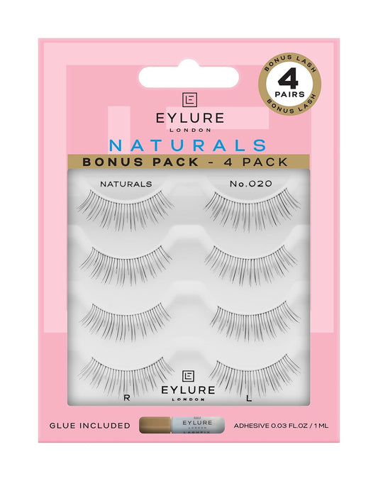 Natural No. 020 Eyelashes Multipack (Set de Pestañas postizas)