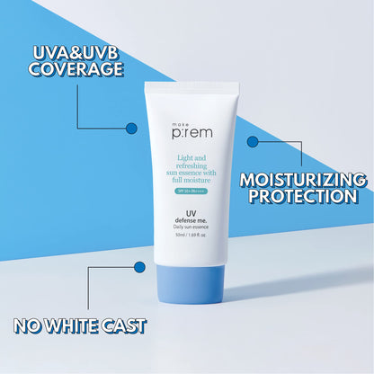 UV Defense Me Daily sun essence SPF 50+ PA++++ (protector solar)