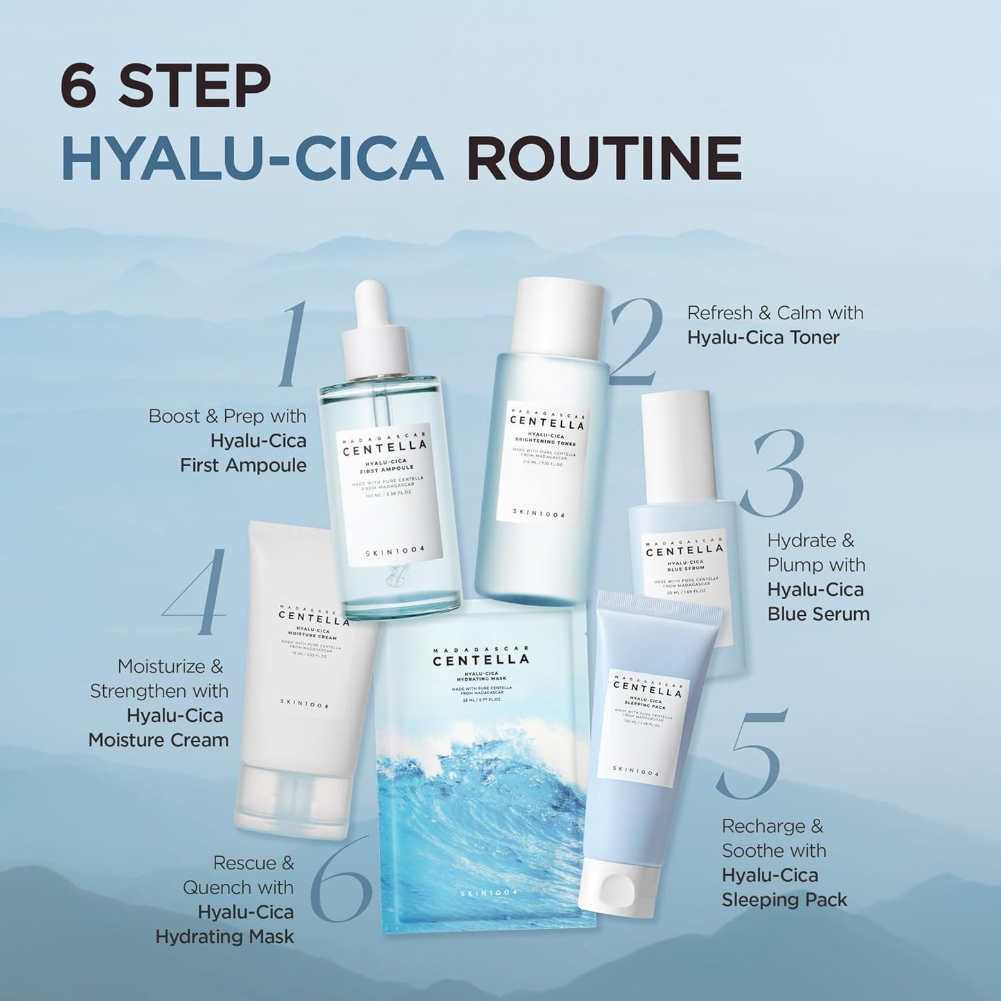 Hyalu-Cica First Ampoule -100 ml (Ampolleta Hidratante)