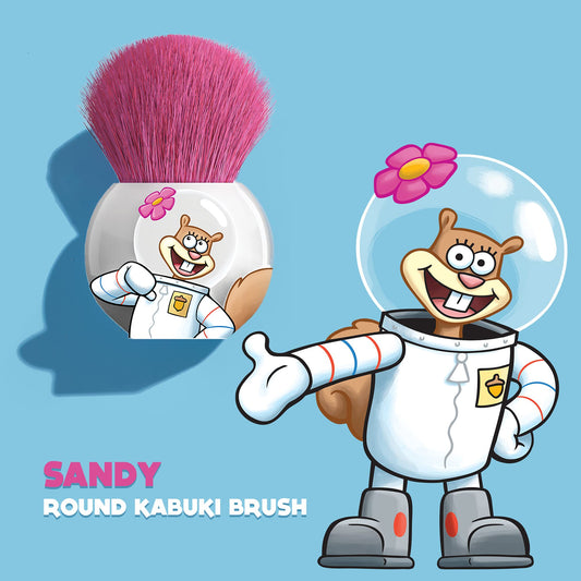 SpongeBob Round Kabuki Brush Sandy (Arenita)
