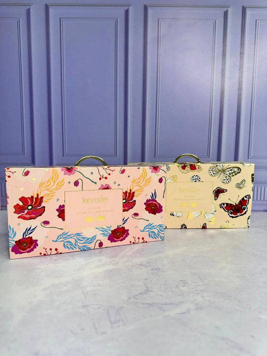 Set de dos fundas de satin