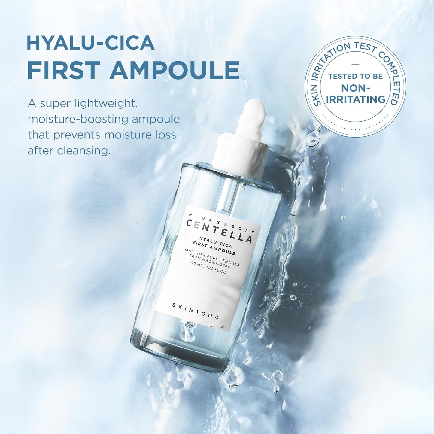Hyalu-Cica First Ampoule -100 ml (Ampolleta Hidratante)