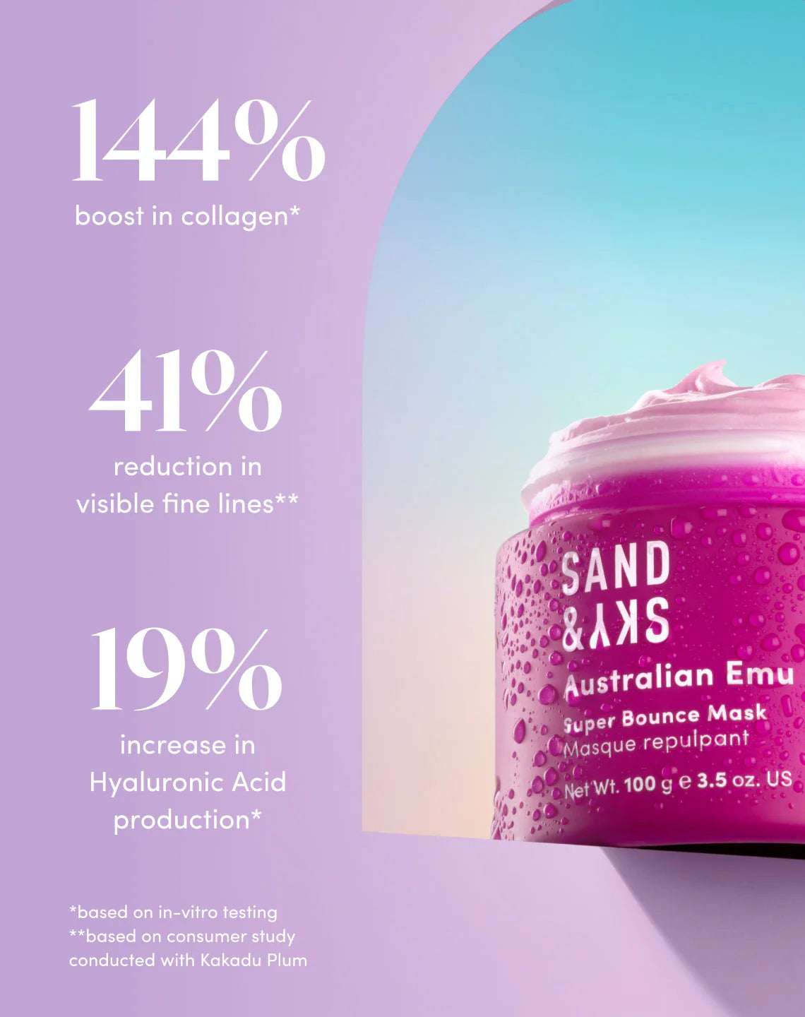 Australian Glow Berries Super Bounce Mask (Mascarilla de arcilla)