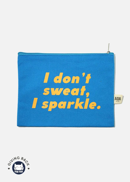 Cosmetiquera de tela color Canvas pouch