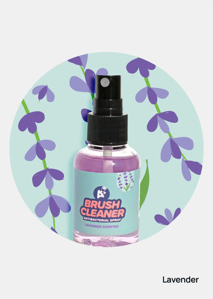 Spray de limpiador de brochas