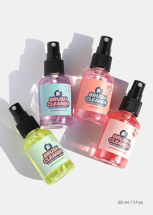 Spray de limpiador de brochas