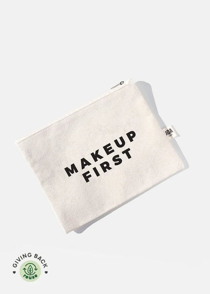Cosmetiquera pequena de tela (Canvas pouch)